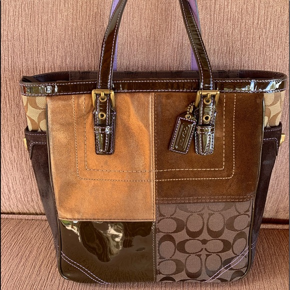 Coach Handbags - Coach Patchwork Gallery Tote